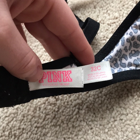 VS Pink Cheetah Push-up Bra - Picture 3 of 3